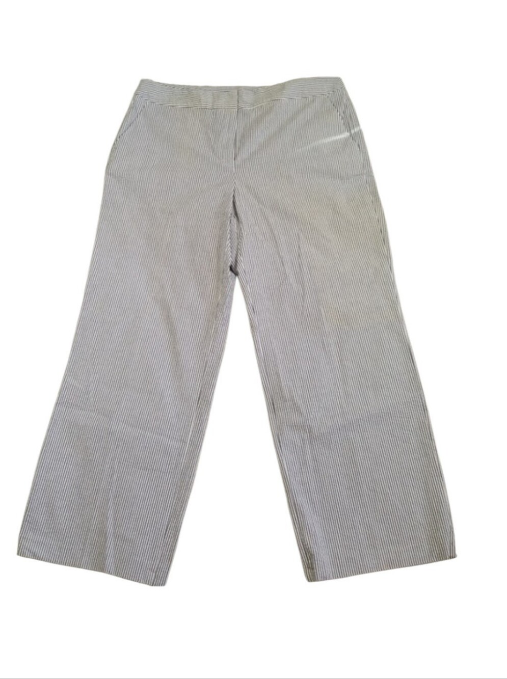 Liz Claiborne Striped Straight Leg Pants. Size 12 - Picture 1 of 8